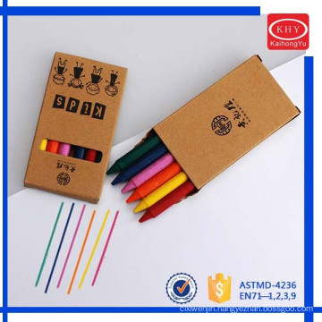 Color box set 6 pack kids drawing crayons